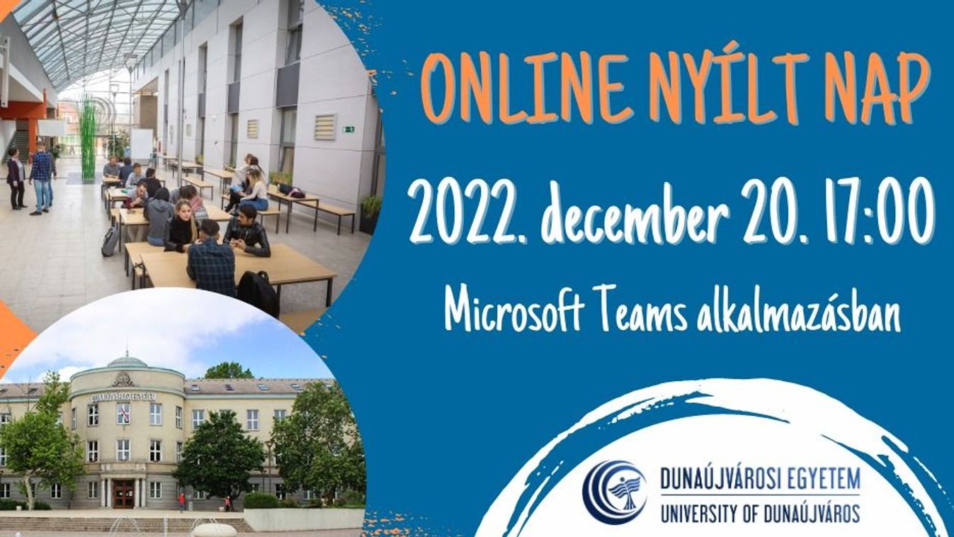 Online Nyílt Napot hirdet a Dunaújvárosi Egyetem