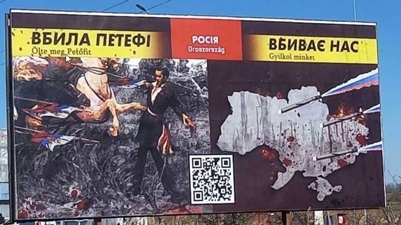 Meghamisított Petőfi-festménnyel kampányolnak az oroszok ellen Kárpátalján