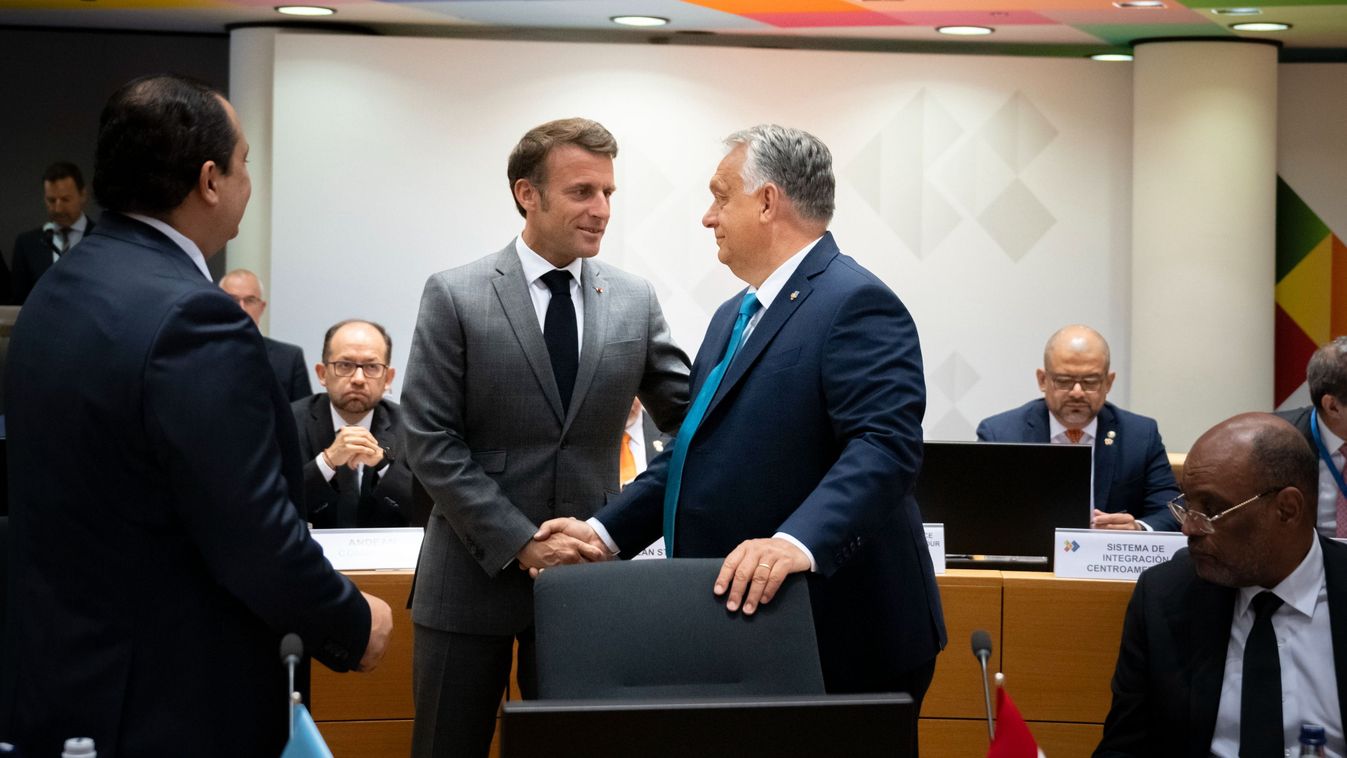 Ukrajnáról, a közel-keleti helyzetről és az unió bővítéséről is tárgyalni fog Macron Orbán Viktorral