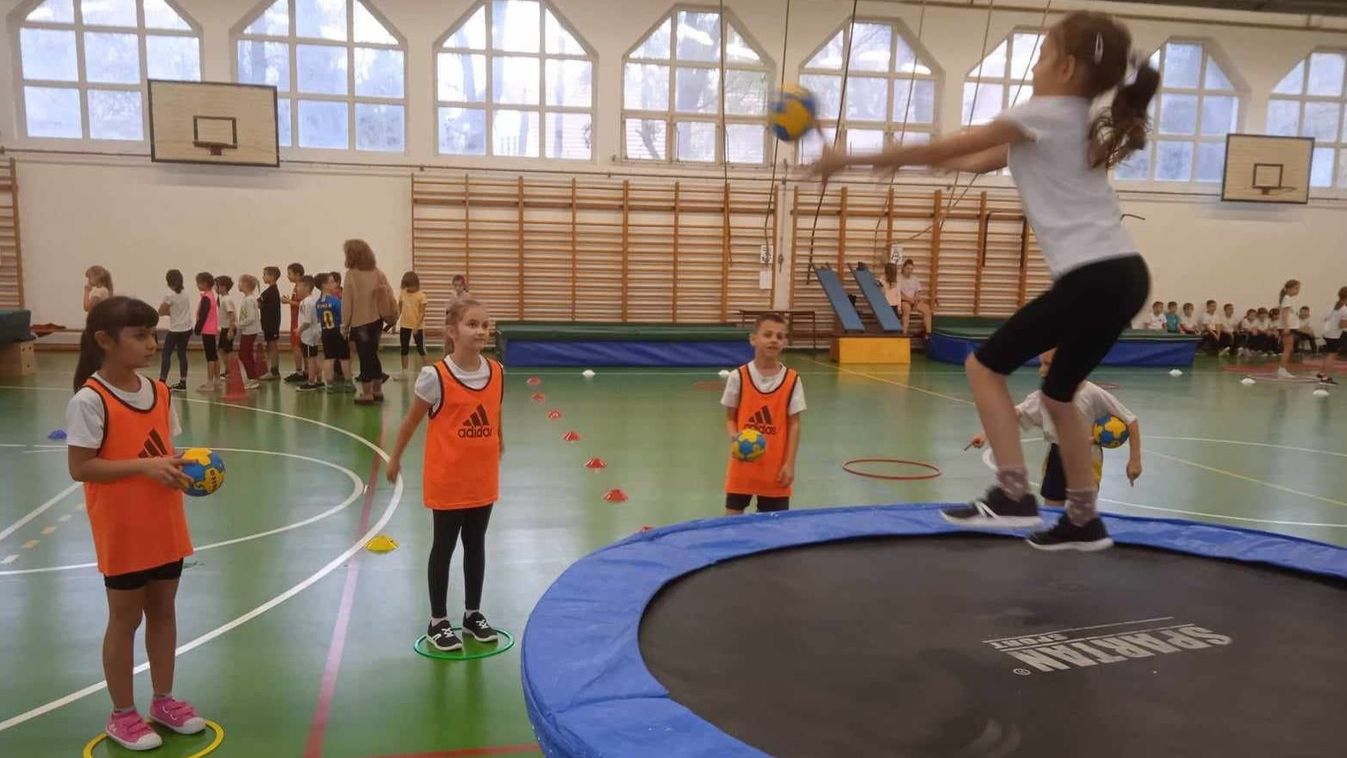A gyerekek kellemesen elfáradtak a diáksport fesztiválon
