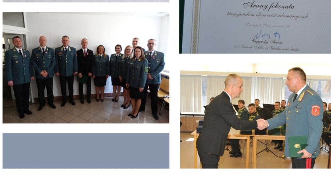 The NAV’s highest award was received by dr.  Gyula Kecskemét