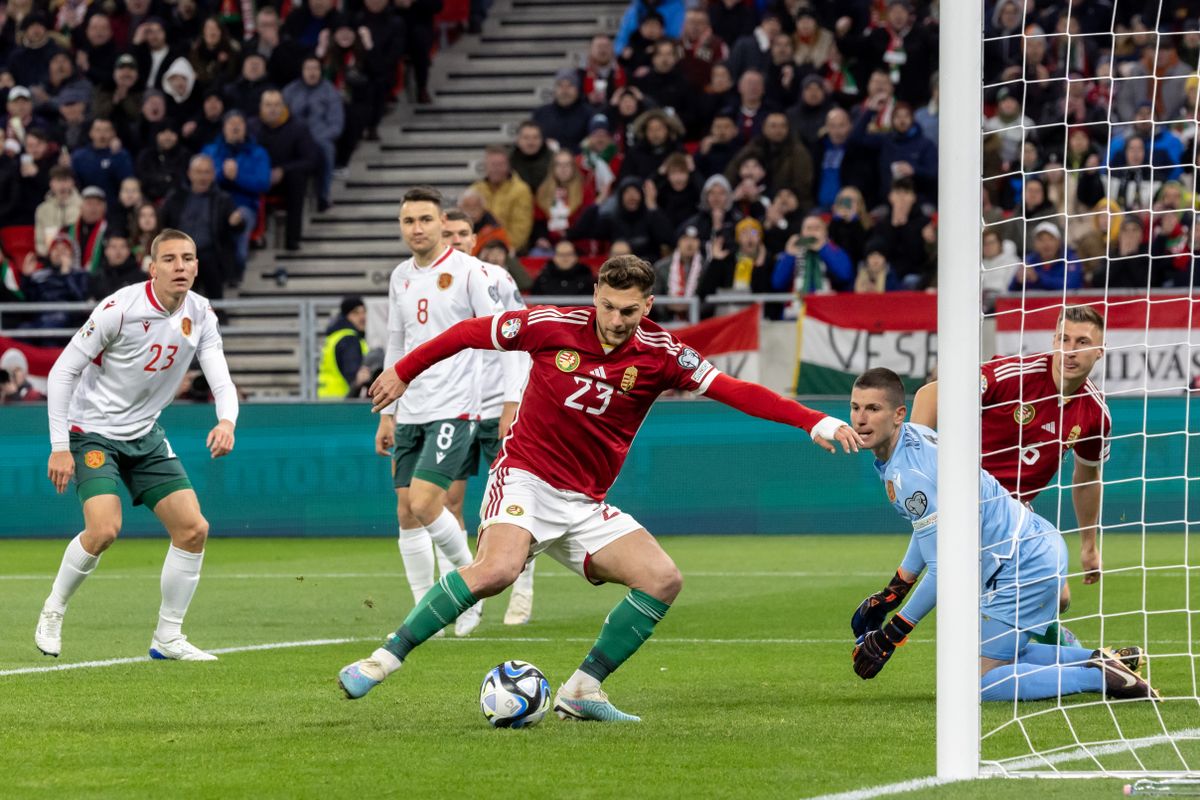 Vécsei Bálint legutóbb a bolgárok elleni tavaly márciusi Európa-bajnoki selejtezőn szerepelt, akkor gólt is lőtt
