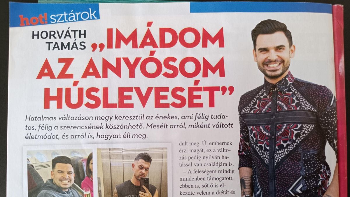 Horváth Tamás 
hot! magazin 204 július 24.