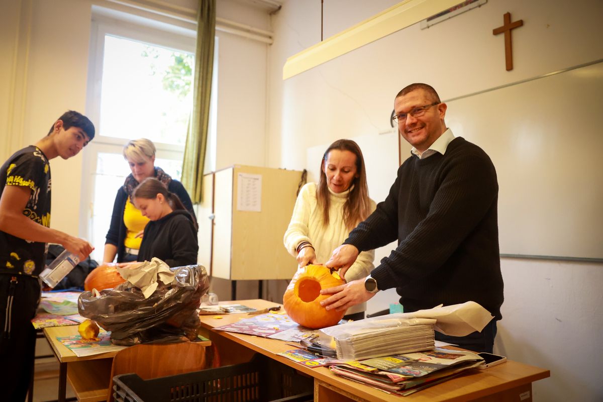 Adolph Kolpingra emlékeztek a diákok