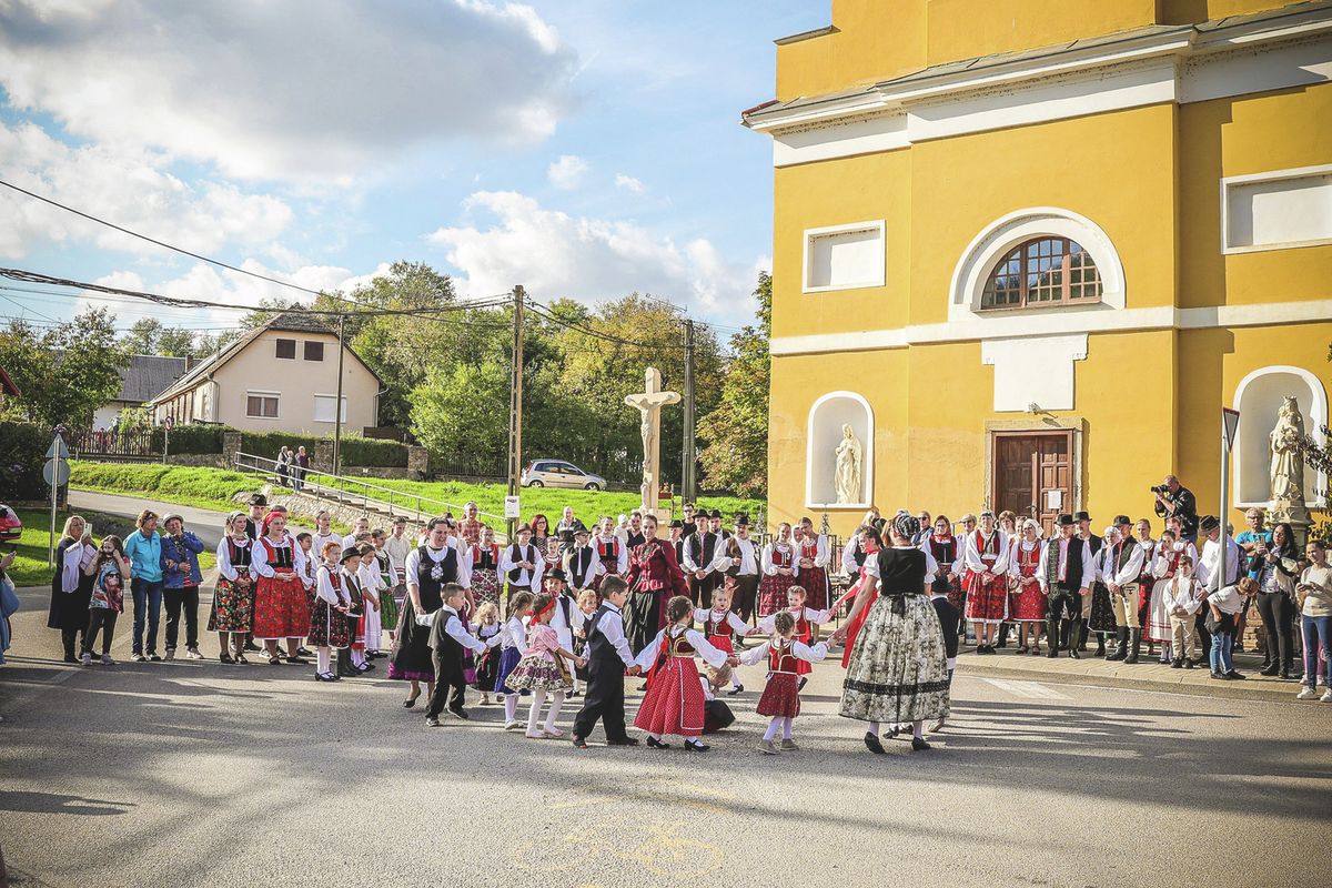 szüreti felvonulás Kakasd