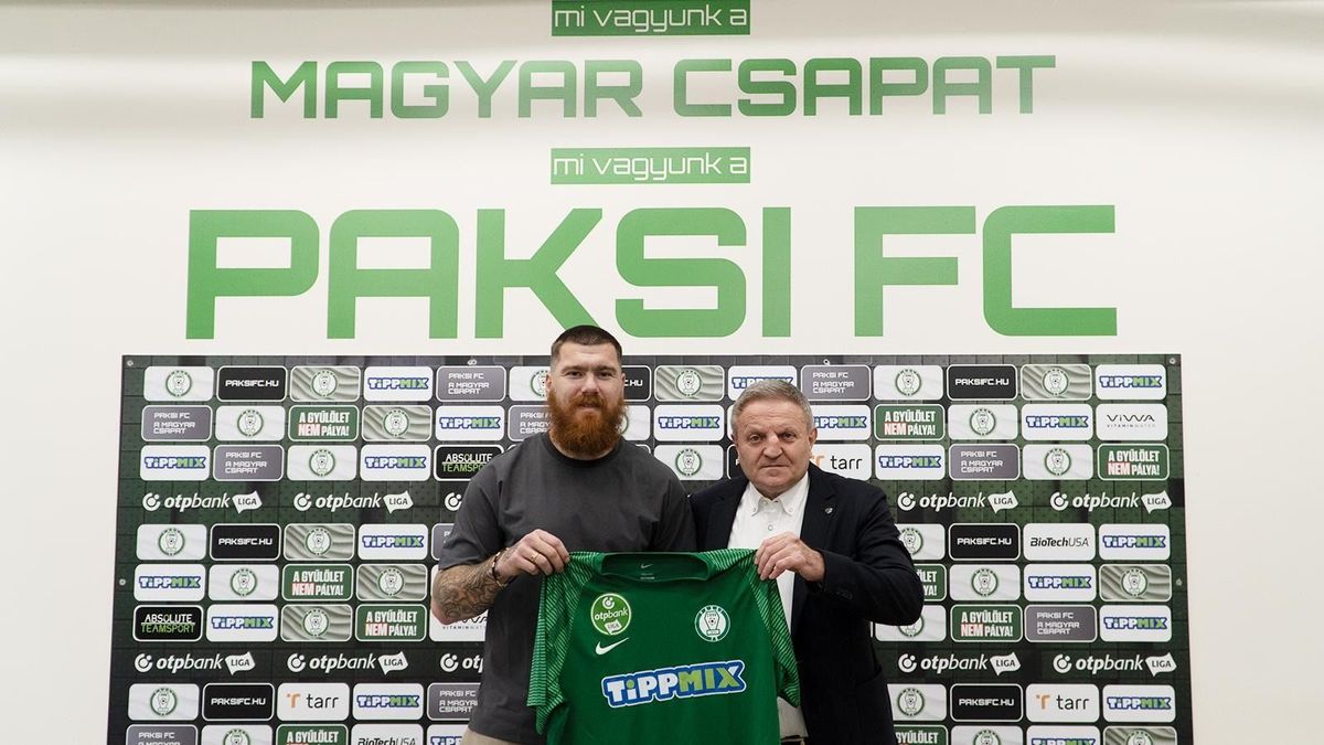 Ádám Martin és Haraszti Zsolt, a Paksi FC ügyvezetője
