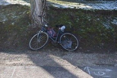 A halálos balesetben érintett kerékpár