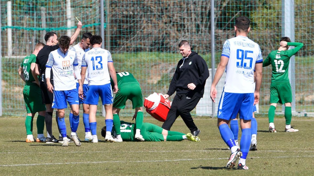 paksi fc horváth kevin felkészülési mérkőzés orrtörés