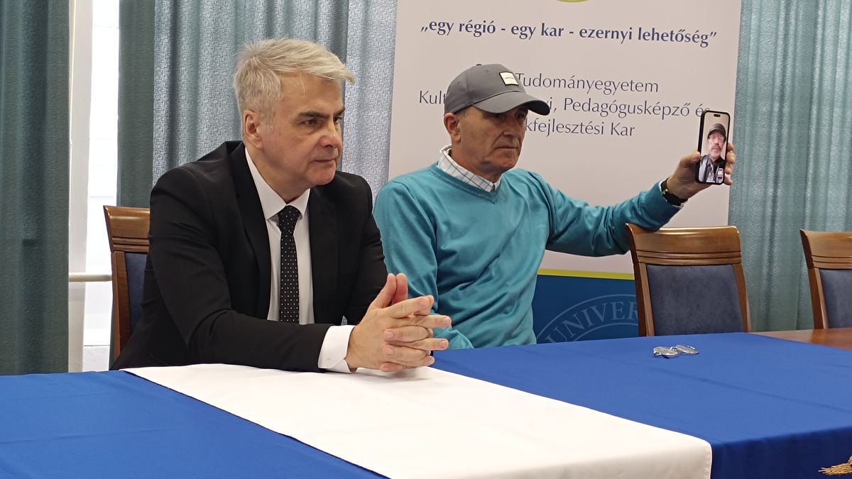 Dr. Szécsi Gábor, Kindl Gábor és Karl Bardosh a filmmaraton sajtótájékoztatóján