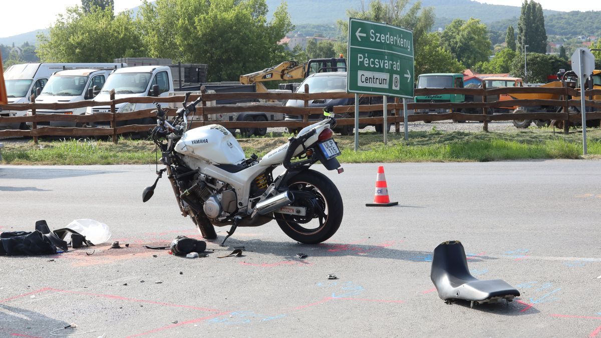 Újabb súlyos motorosbaleset, ezúttal a 6-os főúton