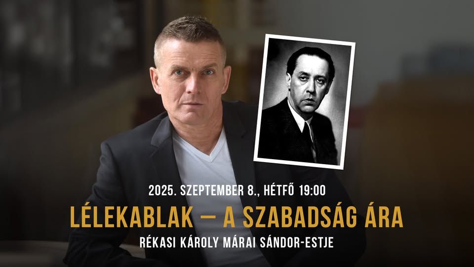Rékasi Károly színművész Szekszárdon tart előadást idén ősszel, tette közzé a Babits Mihály Kulturális Központ. A Barátok közt rosszfiúja, Bartha Zsolt Márai Sándort idézi meg a szekszárdi színpadon.
Fotó: Facebook/Babits Mihály Kulturális Központ