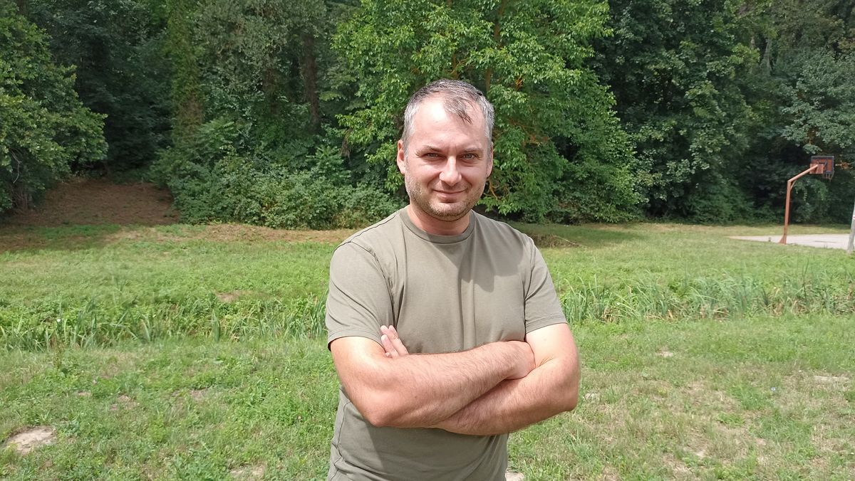 Gombkötő Balázs, az év erdésze verseny győztese a Gyulaj Zrt. Tamási Erdészetéből