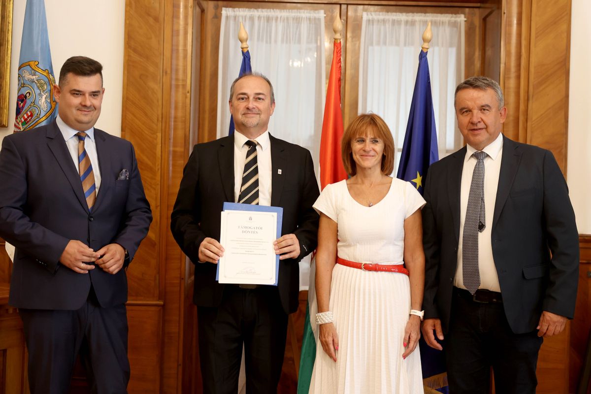 Zsikó Zoltán, Berlinger Attila, dr. Lehőcz Regina és Horváth István