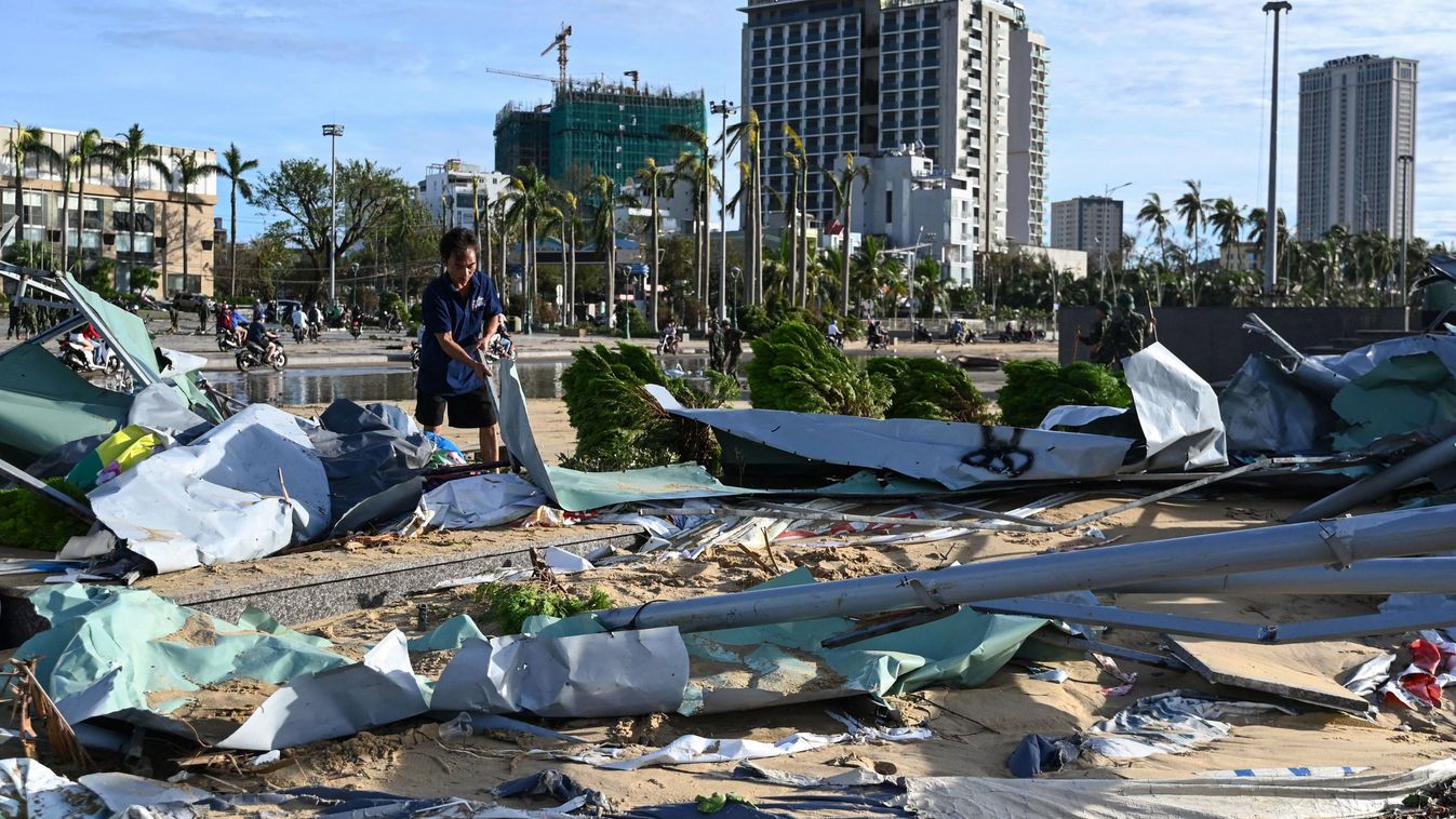 Halálos áldozatok, összedőlt házak – borzalmas pusztítást végzett a Kalmaegi tájfun